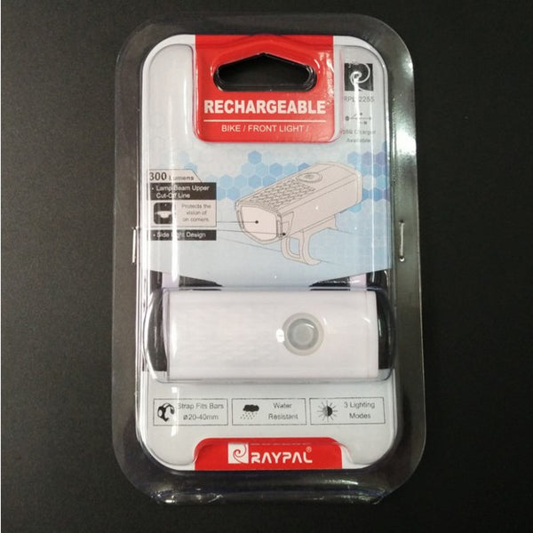 300LM USB Rechargeable Bike Front Light