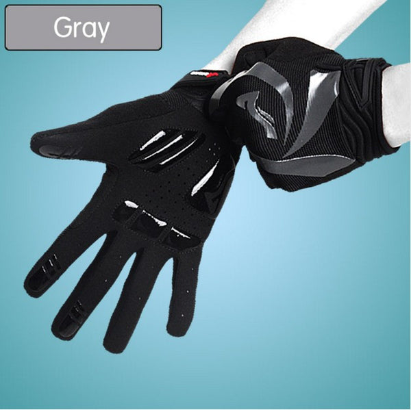 Touch Screen Non-Slip Breathable Bicycle Gloves For Smartphone