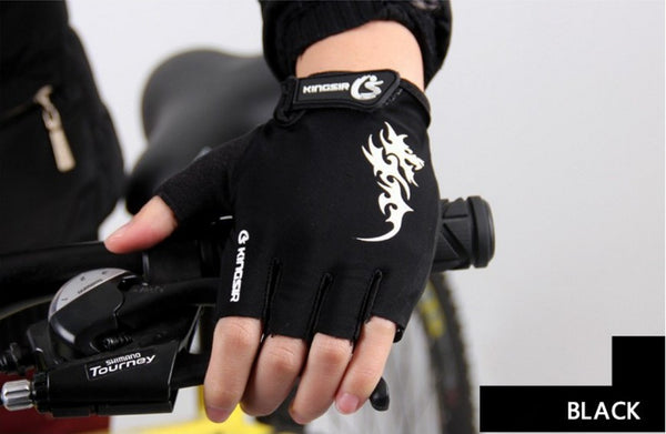 GEL Half Finger Men Cycling Gloves Slip