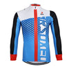 Men Cycling Jersey Bike Bicycle Long Sleeves