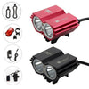 6000 Lumens 2x CREE XM-L U2 LED Bicycle Light